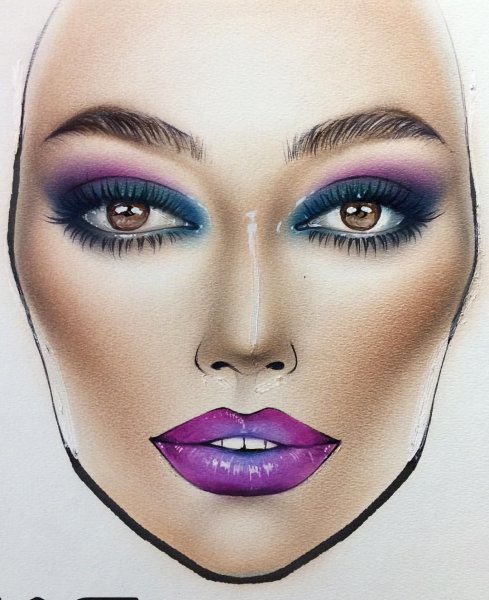 Мультяшный макияж