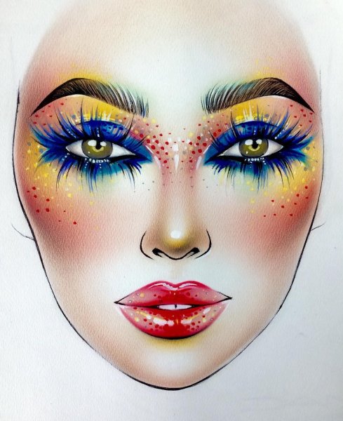 Эскиз грима