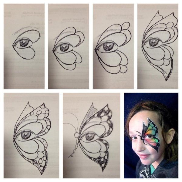 Наброски макияжа