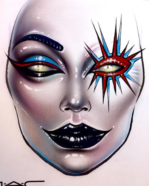 Макияж карандашом