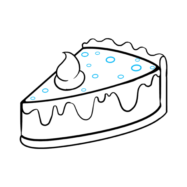 Пирог раскраска