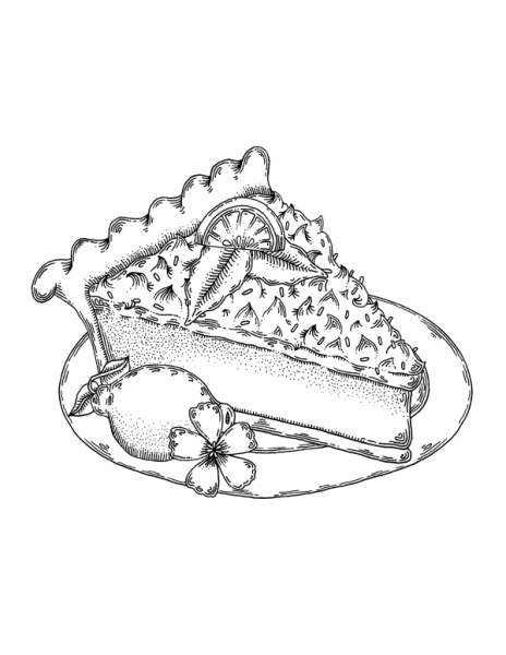 Нарисовать пирог