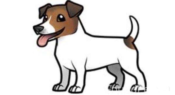 Срисовка пса Джек Рассел
