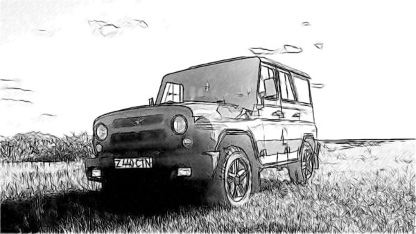 УАЗ 469 Хантер раскраска