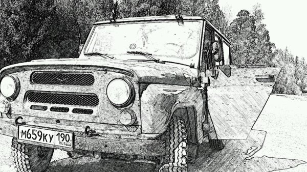 УАЗ 3151 рисунок