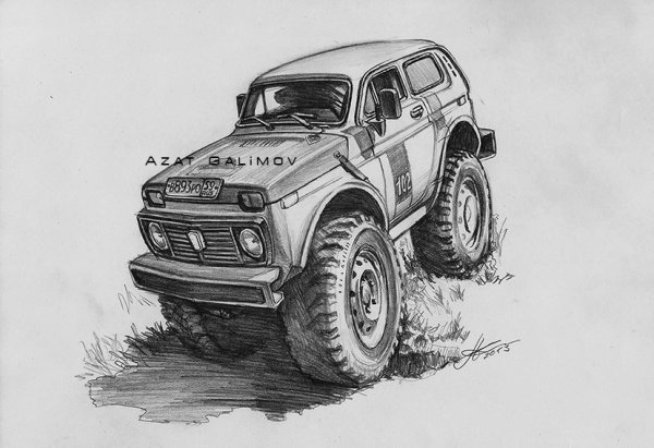 Нива рисунок