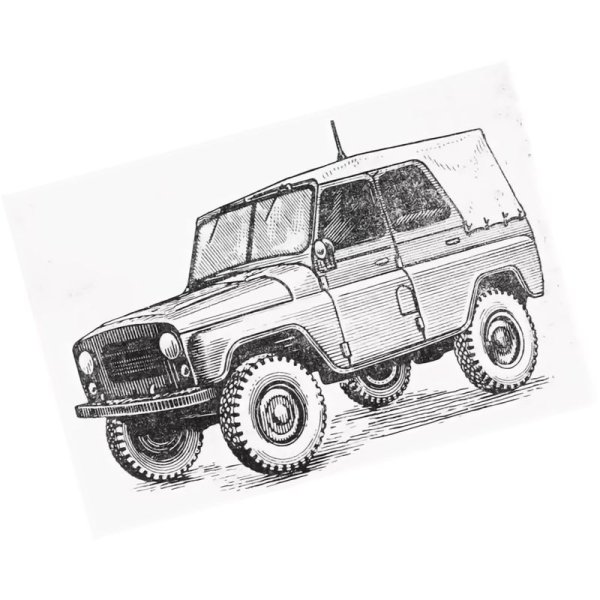 УАЗ 469 рисунок спереди