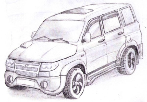 Разукрашка УАЗ Патриот