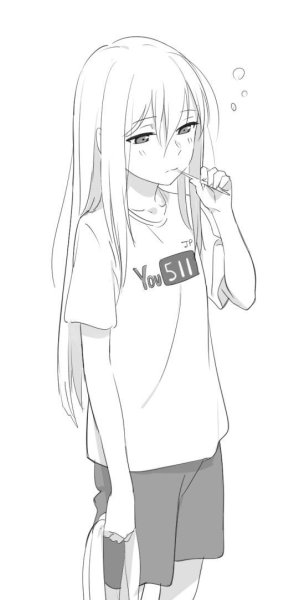 Тян для срисовки легкая