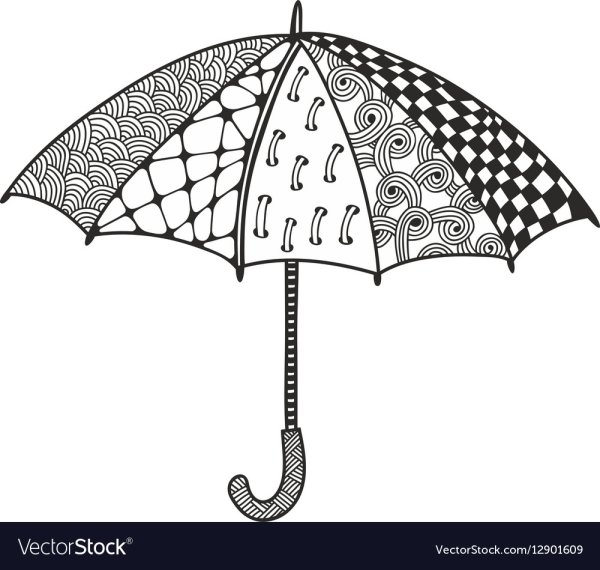 Дудлинг зонт