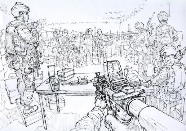 Спецназ эскиз