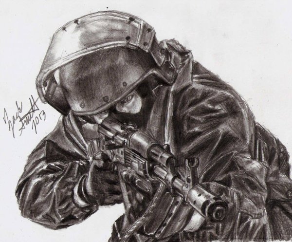 Гоуст рисунок мв2