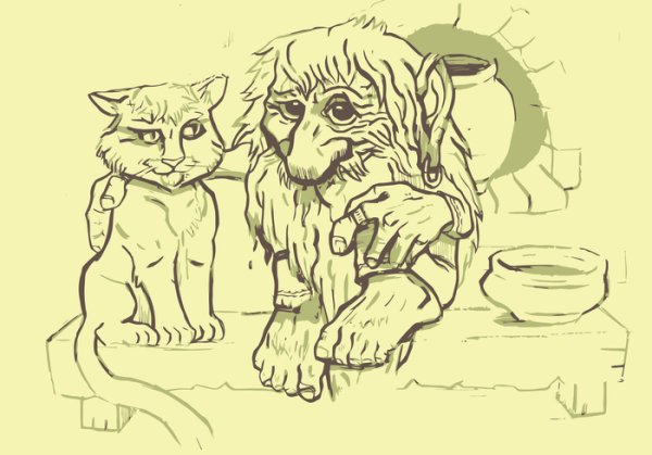 Домовенок Кузька раскраска