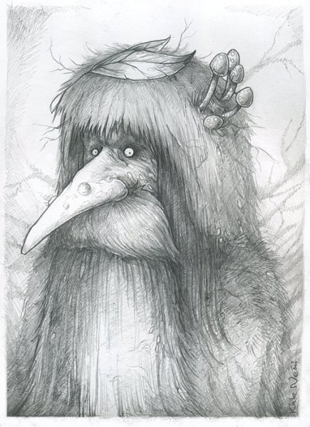 Домовой иллюстрации