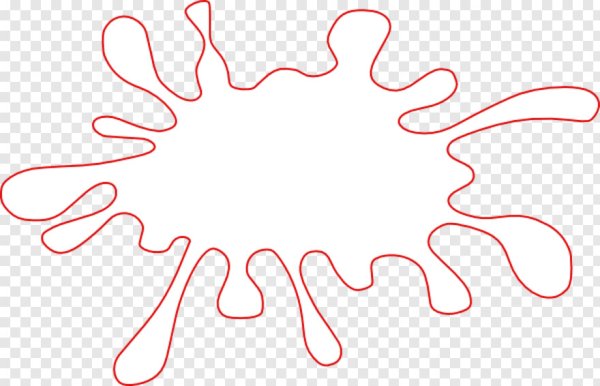 Клякса раскраска