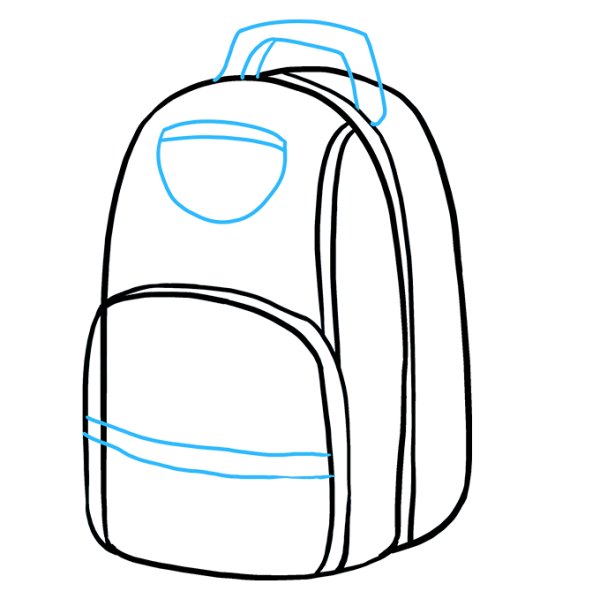 Рюкзак нарисованный
