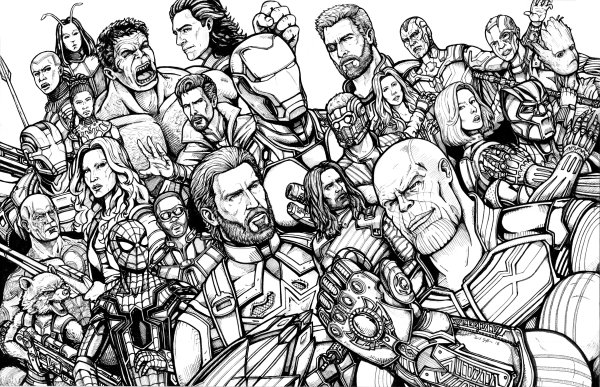 Мстители карандашом