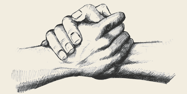 Рукопожатие скетч