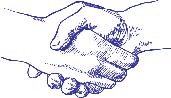 Рукопожатие контур