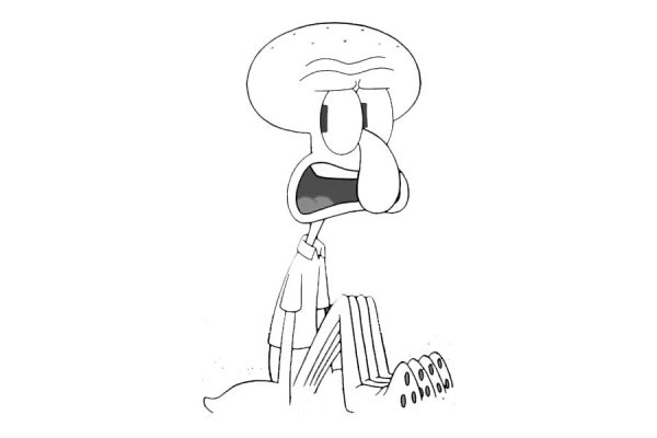 Рисунки Сквидварда из Спанч Боба