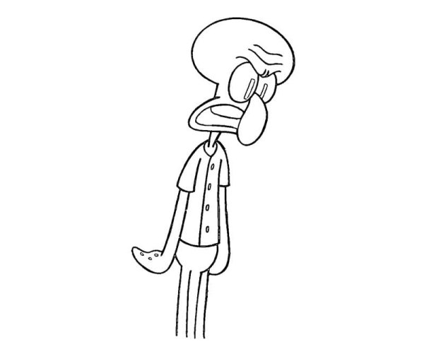 Срисовка Сквидварда