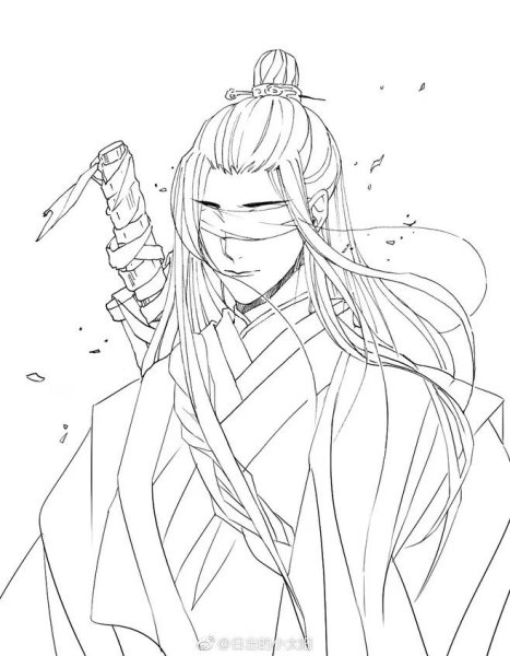 Вэй Усянь карандашом