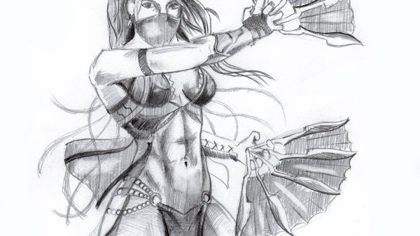 Скетч Китана