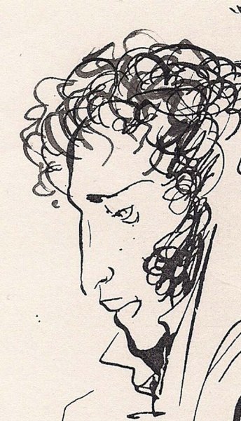 Александр Сергеевич Пушкин профиль