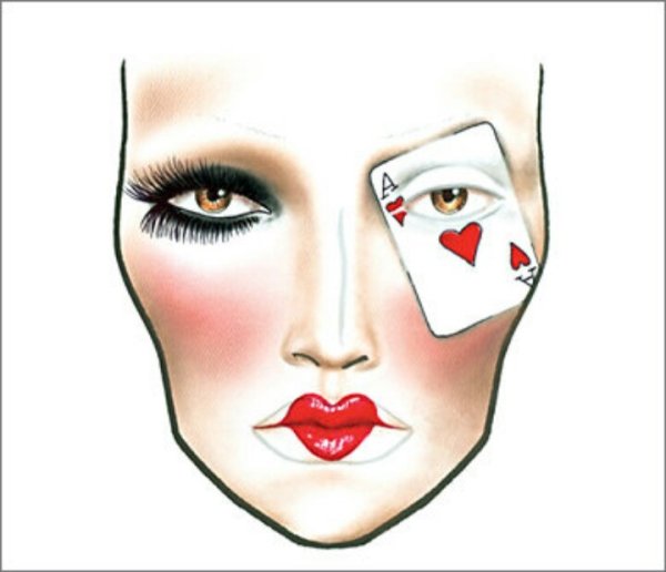 Эскизы грима на лице