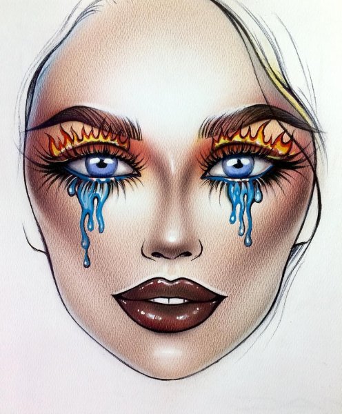Макияж рисунок