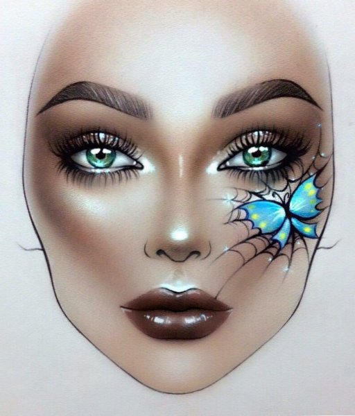 Грим карандашом