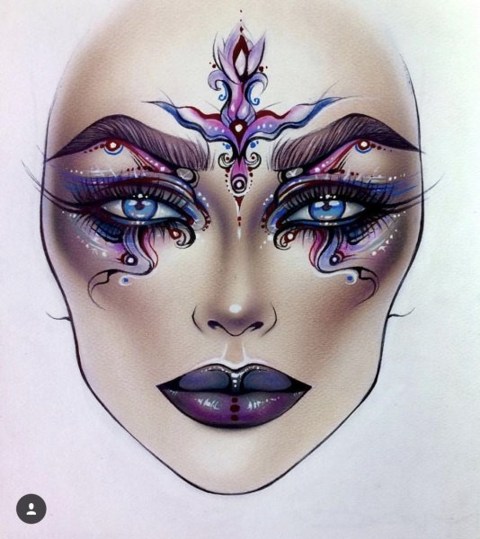 Пиковая дама грим