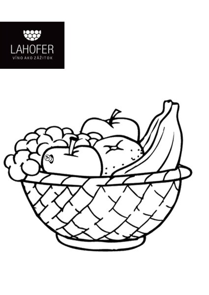 Ваза для фруктов раскраска