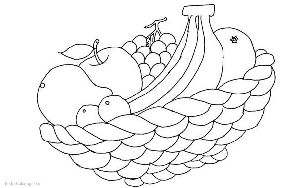 Натюрморт шаблон для детей