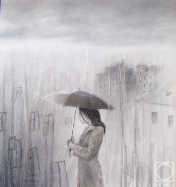 Дождь карандашом