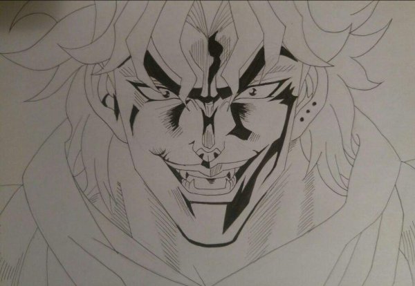 Дио Брандо рисунок