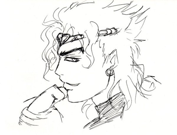 Джо Джо рисунки дио