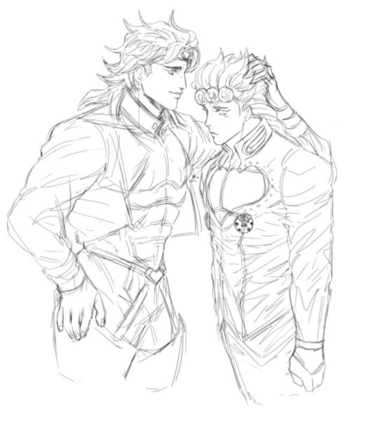 Раскраска Джоджо дио