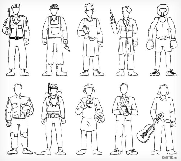 Раскраска Строитель