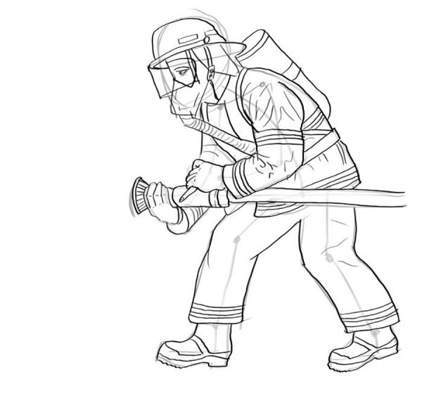 Врач раскраска для детей