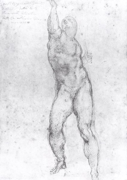 Микеланджело Буонарроти Распятие Христа картина