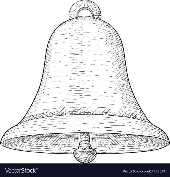 Колокол раскраска для детей