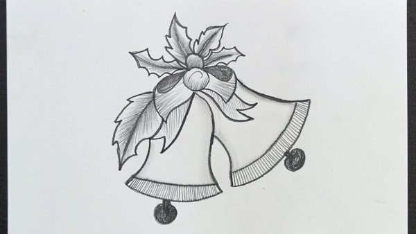 Колокольчик для срисовки