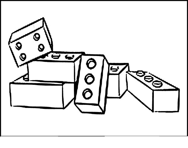 Кубики раскраска для детей