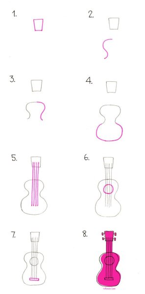 Укулеле рисунок