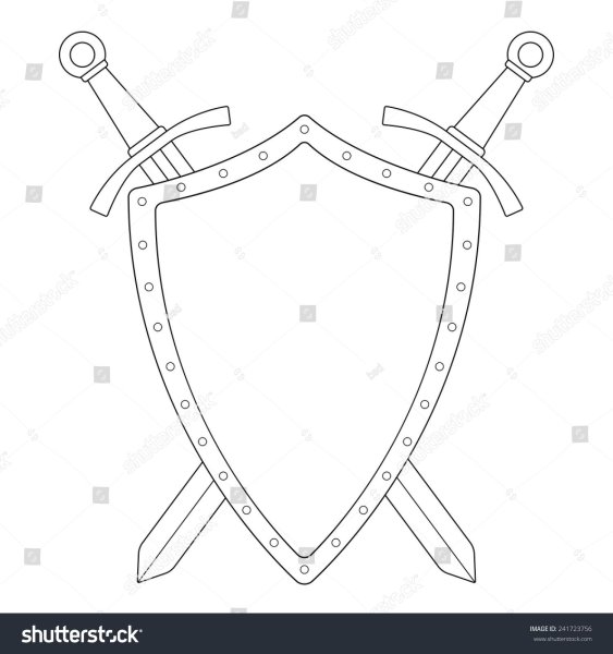 Щит и меч символ