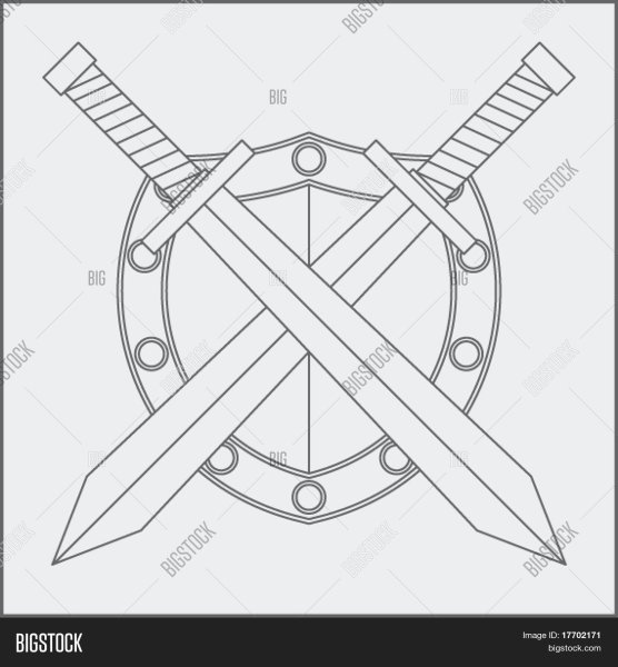 Щит рыцаря раскраска