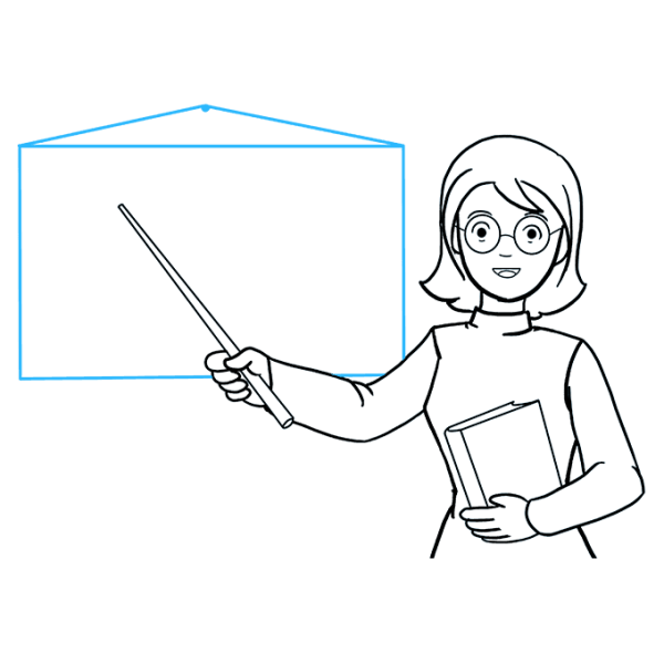 Раскраска учитель