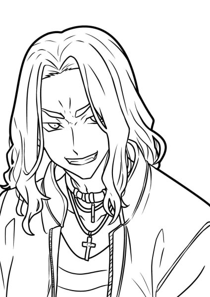 Раскраска аниме Токийские Мстители