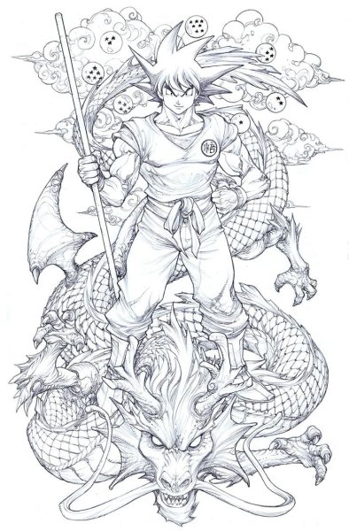 Драгон драгон Болл тату